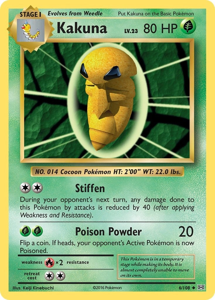 Image for Kakuna (6/108) (EVO) - Pokemon