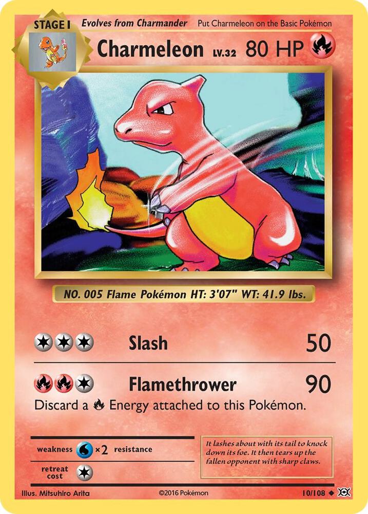 Image for Charmeleon (10/108) (EVO) - Pokemon