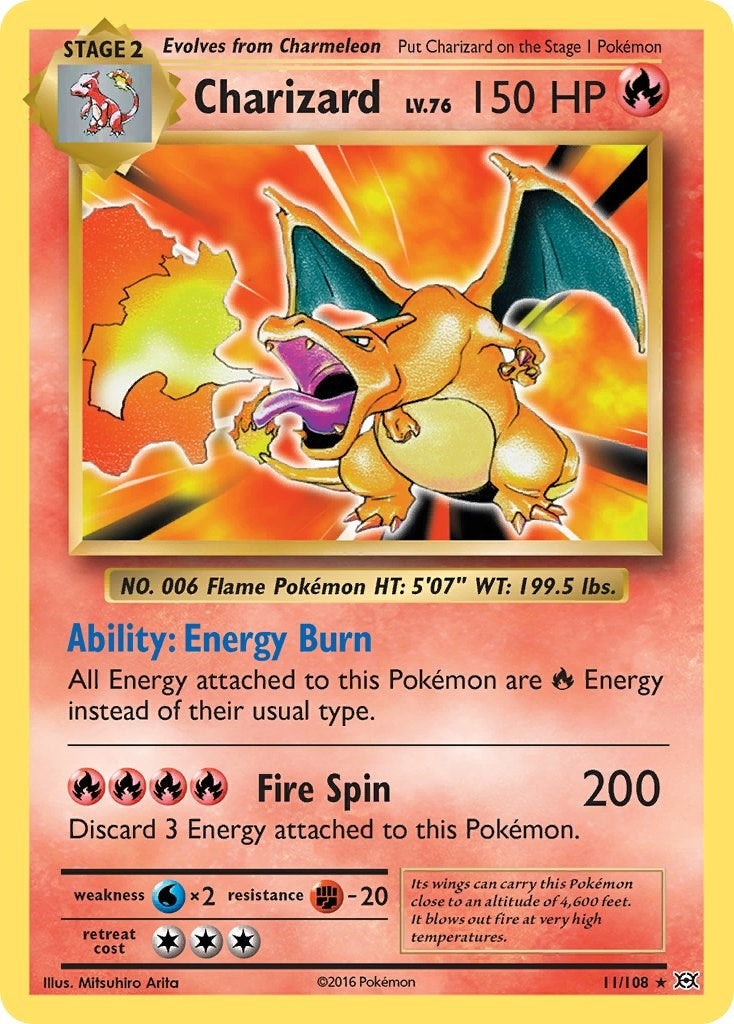 Image for Charizard (11/108) (EVO) - Pokemon