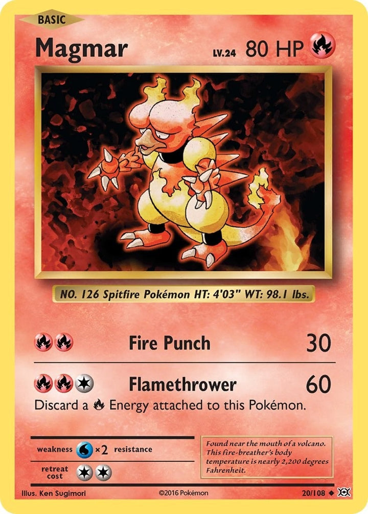 Image for Magmar (20/108) (EVO) - Pokemon