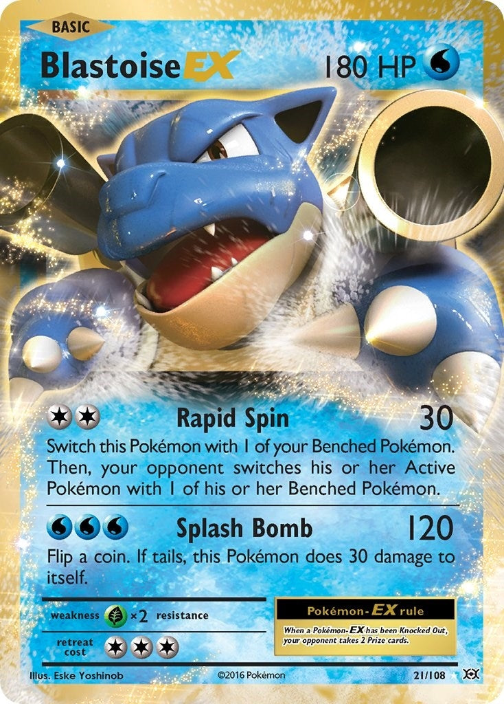 Image for Blastoise EX (21/108) (EVO) - Pokemon