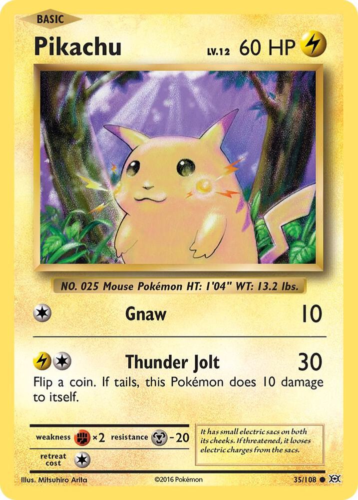 Image for Pikachu (35/108) (EVO) - Pokemon