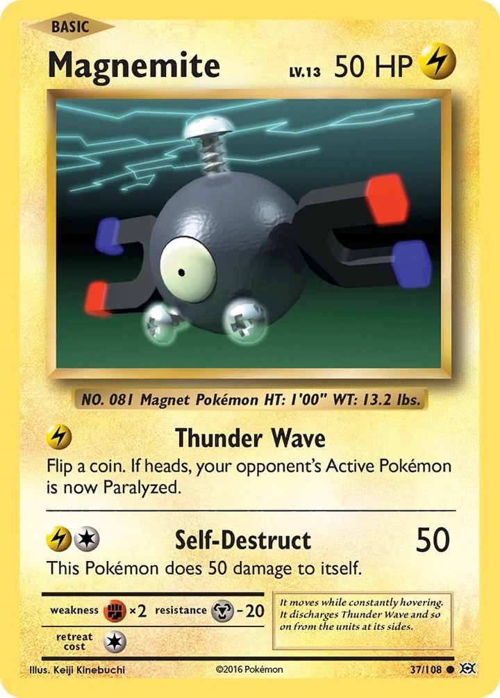 Image for Magnemite (37/108) (EVO) - Pokemon
