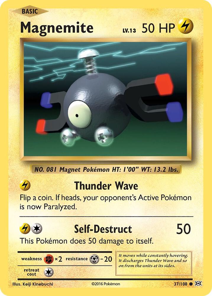 Image for Magnemite (37/108) (EVO) - Pokemon