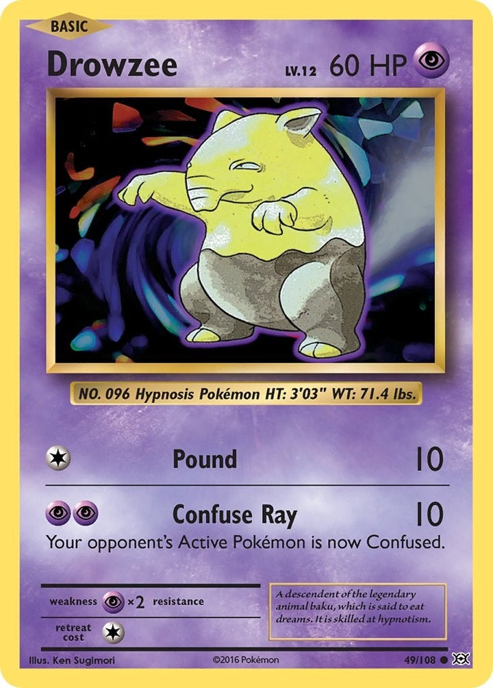 Image for Drowzee (49/108) (EVO) - Pokemon