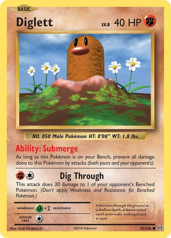 Image for Diglett (55/108) (EVO) - Pokemon