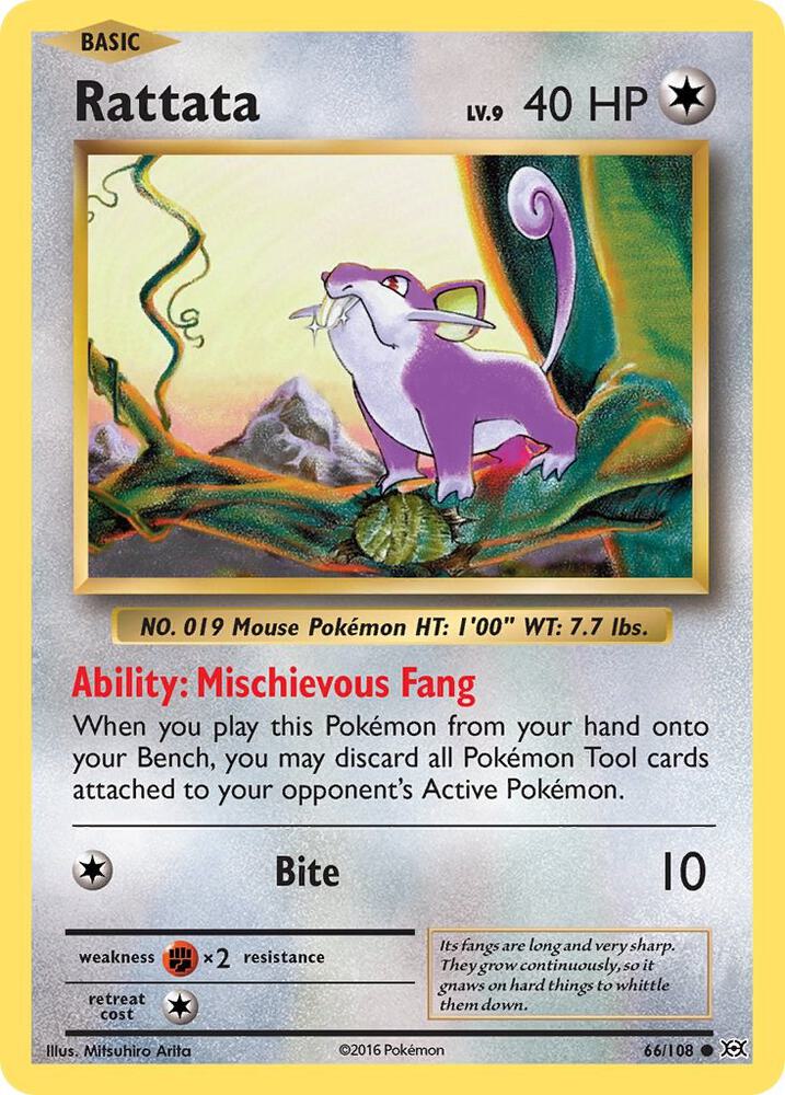 Image for Rattata (66/108) (EVO) - Pokemon