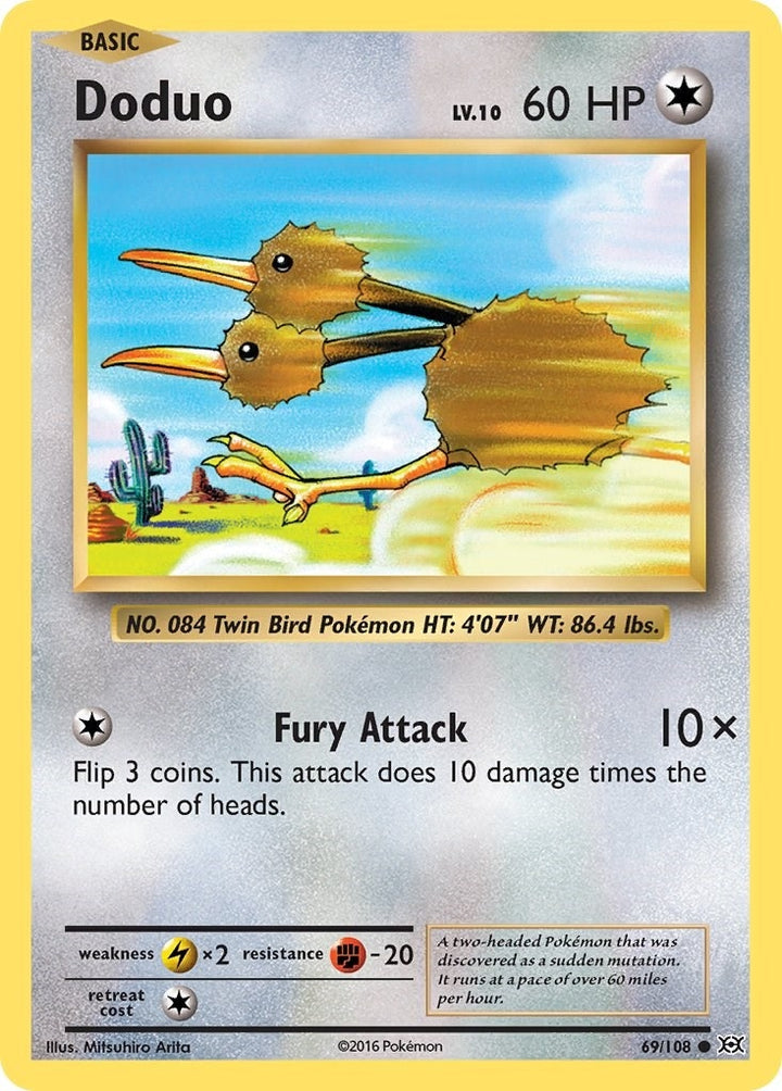 Image for Doduo (69/108) (EVO) - Pokemon