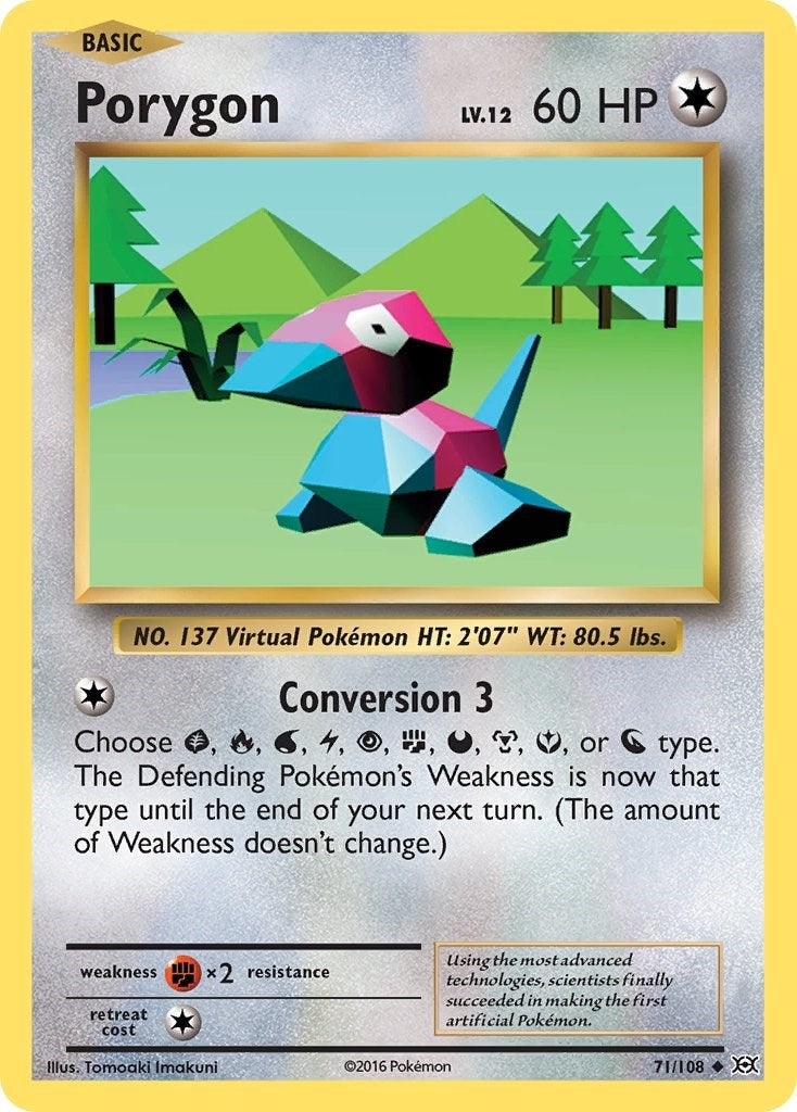 Image for Porygon (71/108) (EVO) - Pokemon
