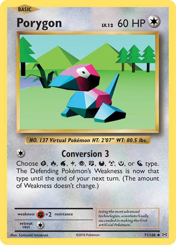 Image for Porygon (71/108) (EVO) - Pokemon