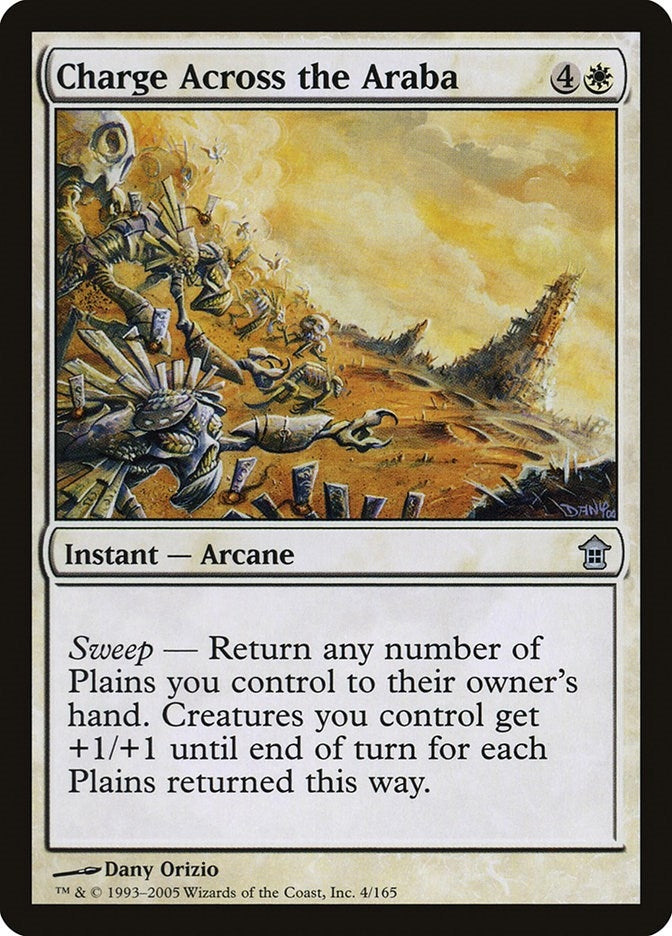 Image for Charge Across the Araba (4) - Magic: The Gathering