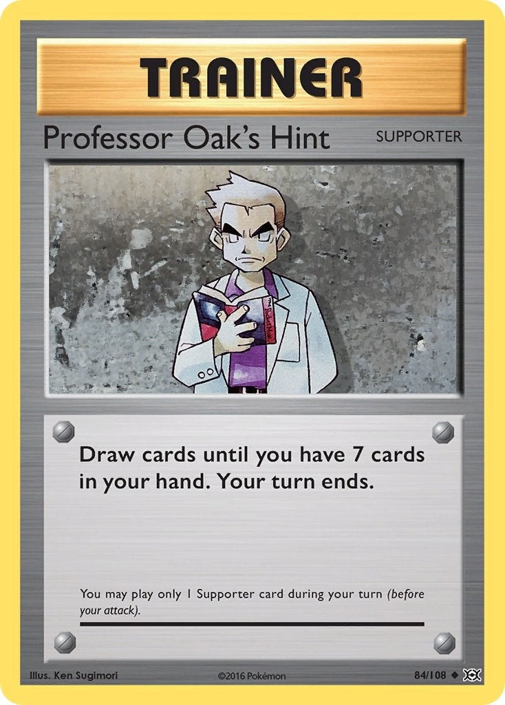 Image for Professor Oak's Hint (84/108) (EVO) - Pokemon