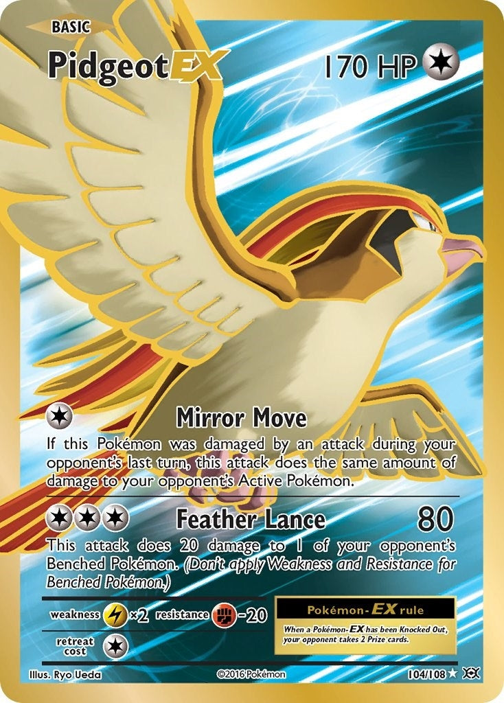 Image for Pidgeot EX (Full Art) (104/108) (EVO) - Pokemon