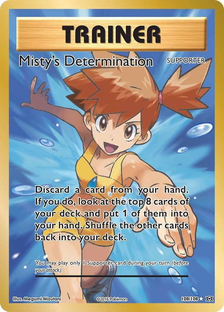 Image for Misty's Determination (Full Art) (108/108) (EVO) - Pokemon