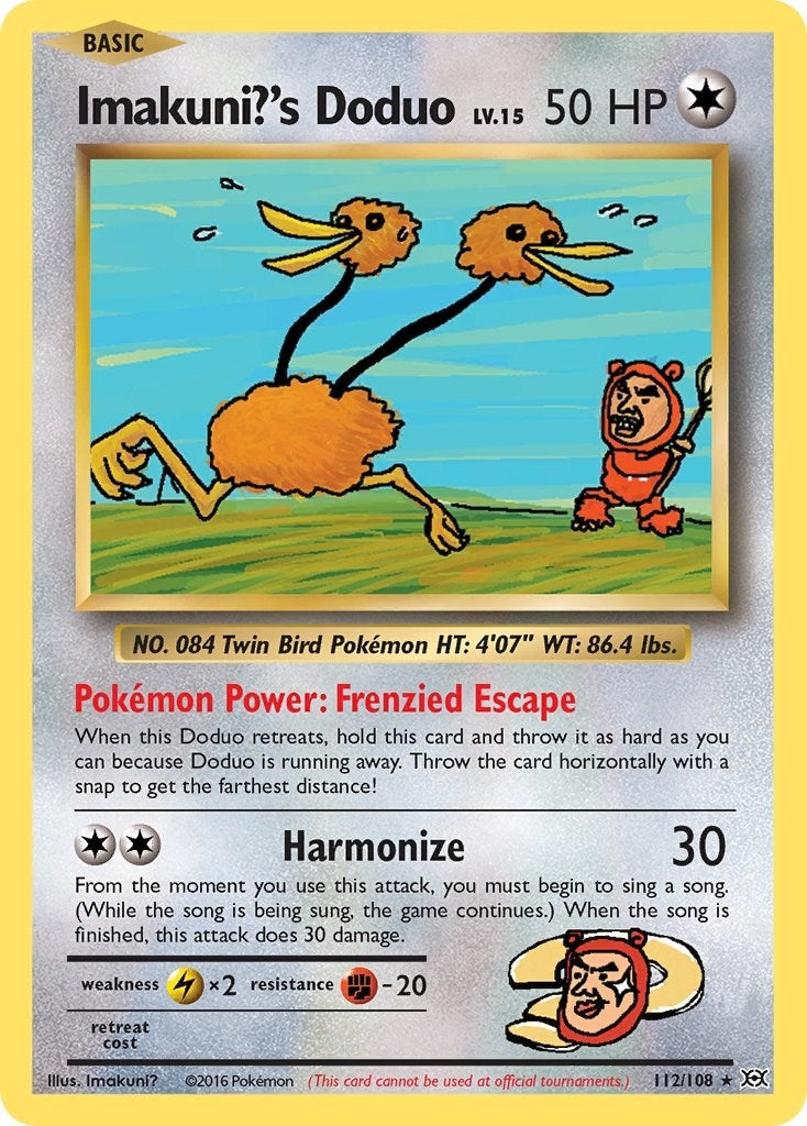 Image for Imakuni?'s Doduo (112/108) (EVO) - Pokemon
