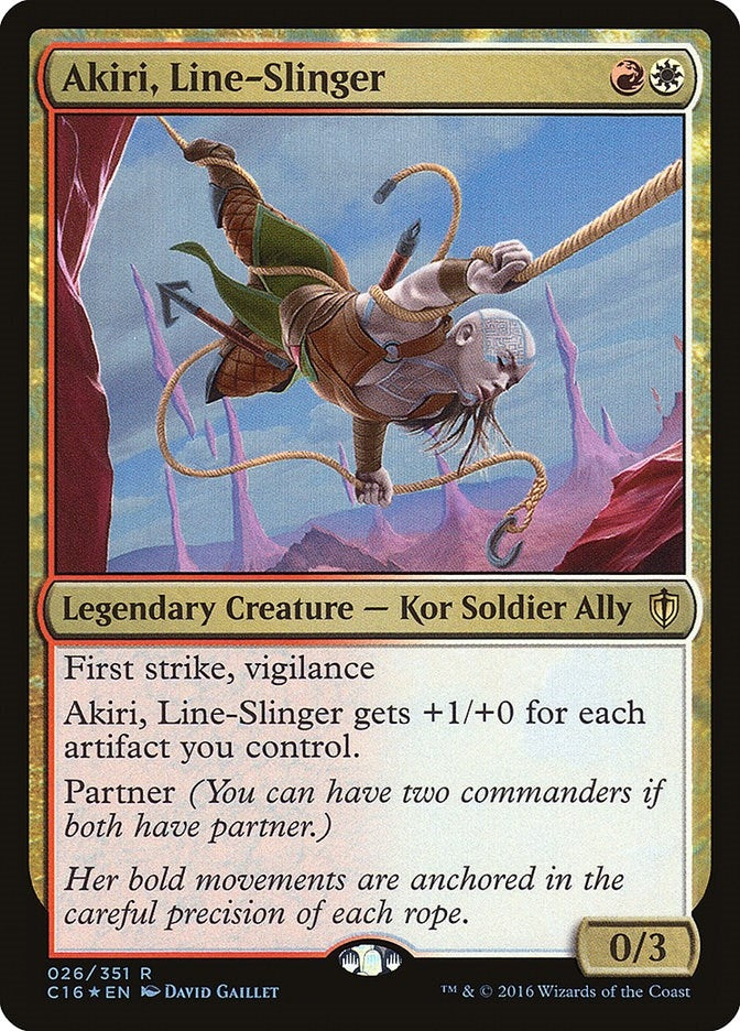 Image for Akiri, Line-Slinger (26) (C16) - Magic: The Gathering