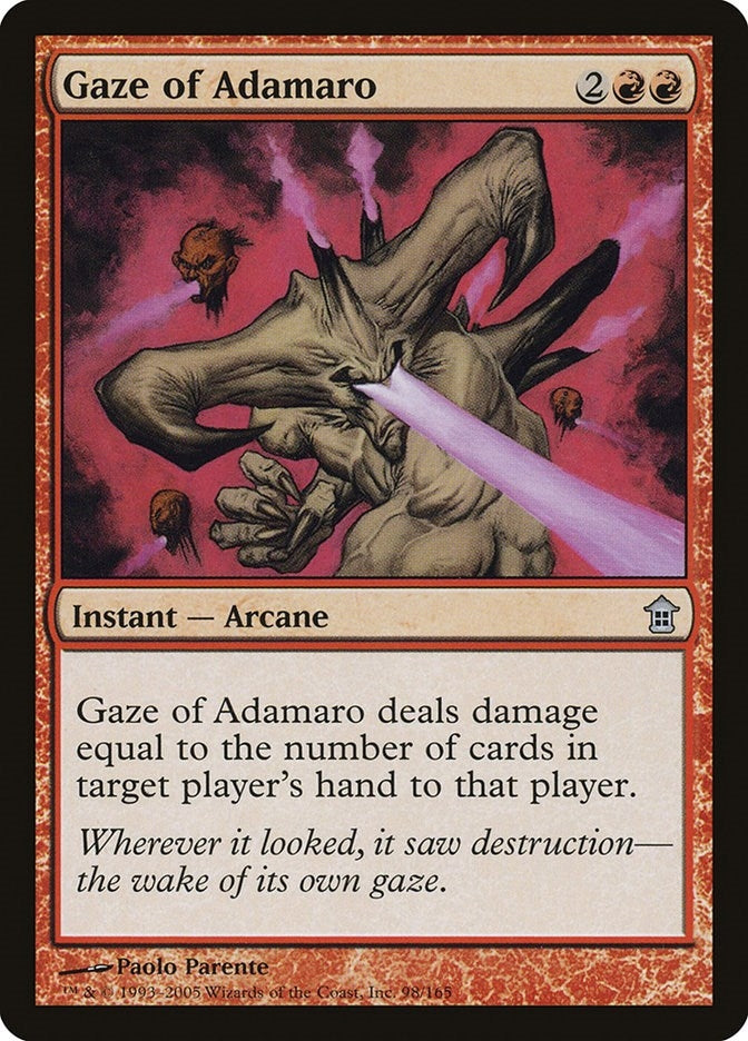 Image for Gaze of Adamaro (98) - Magic: The Gathering