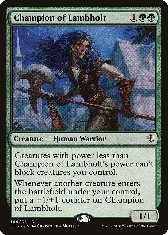 Image for Champion of Lambholt (144) (C16) - Magic: The Gathering