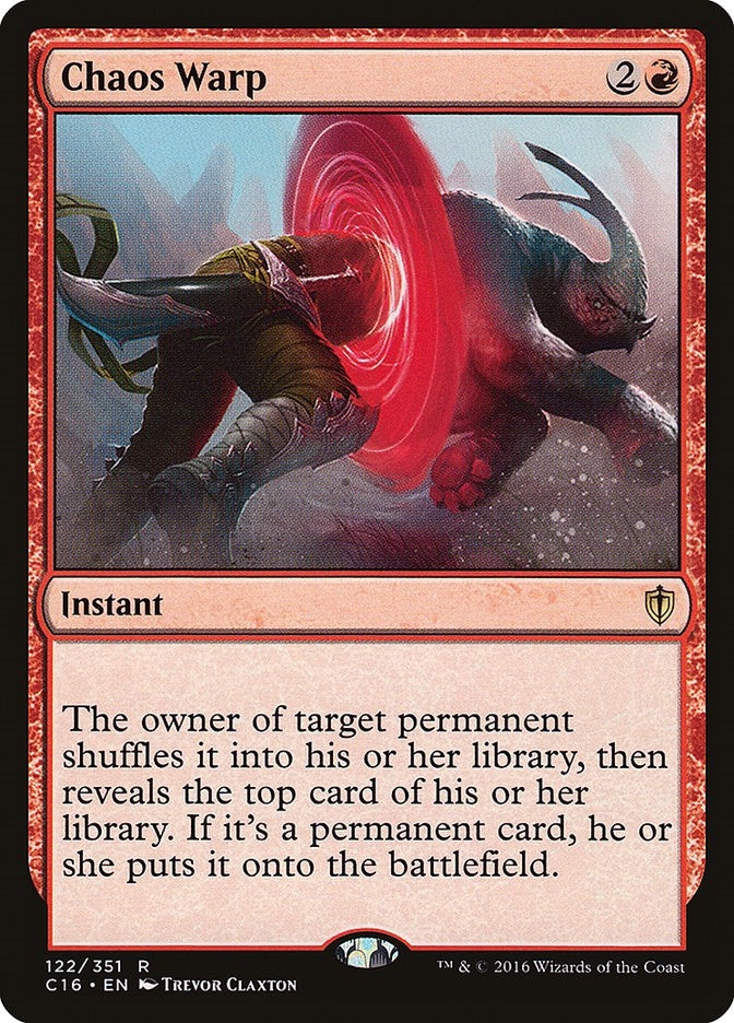 Image for Chaos Warp (122) (C16) - Magic: The Gathering