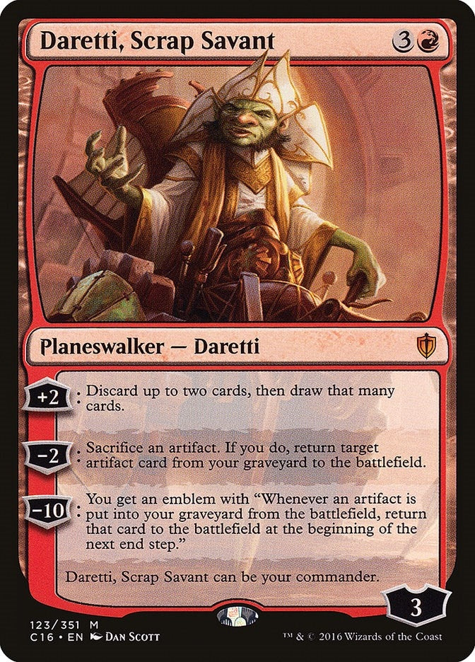 Image for Daretti, Scrap Savant (123) (C16) - Magic: The Gathering