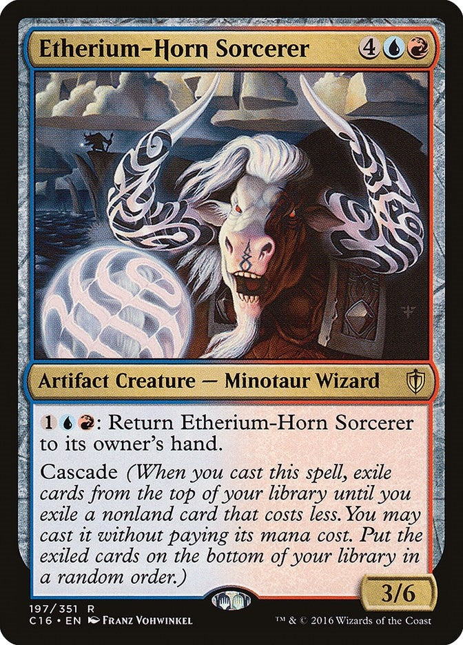 Image for Etherium-Horn Sorcerer (197) - Magic: The Gathering