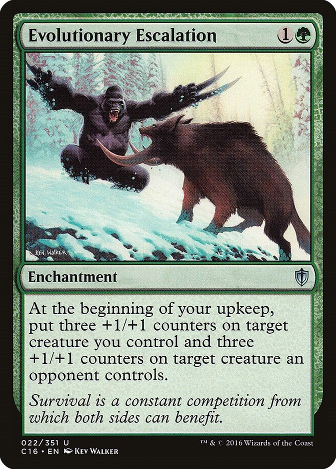 Image for Evolutionary Escalation (22) (C16) - Magic: The Gathering