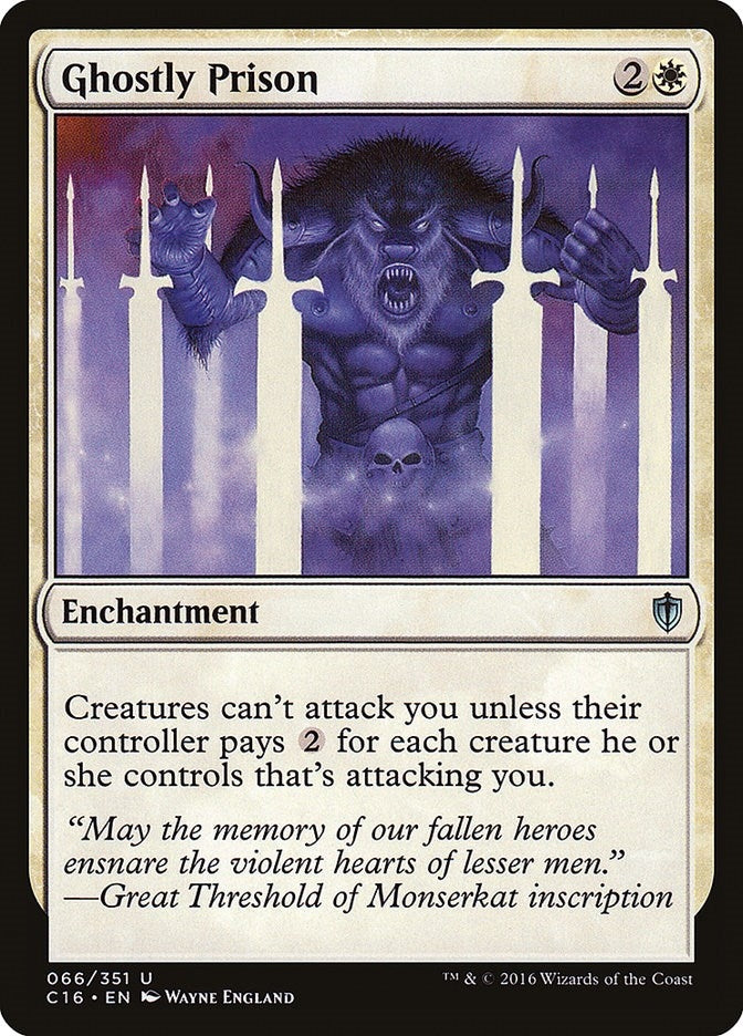 Image for Ghostly Prison (66) - Magic: The Gathering