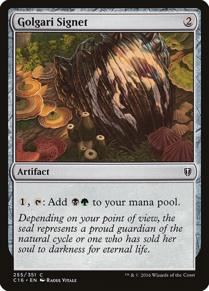 Image for Golgari Signet (255) (C16) - Magic: The Gathering