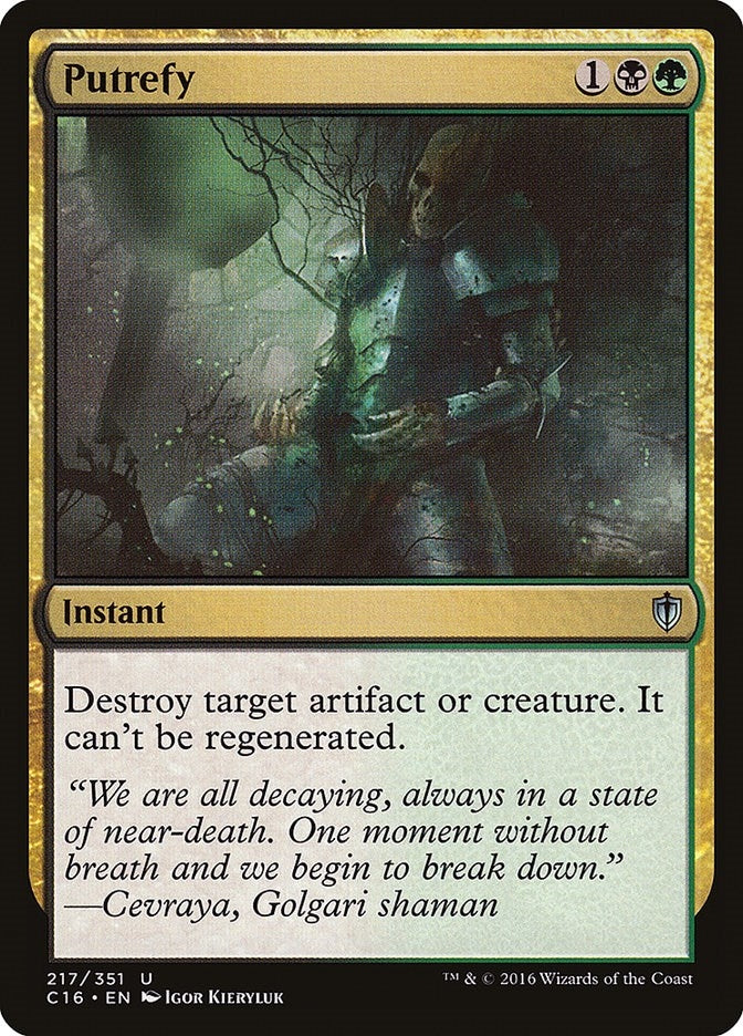 Image for Putrefy (217) - Magic: The Gathering