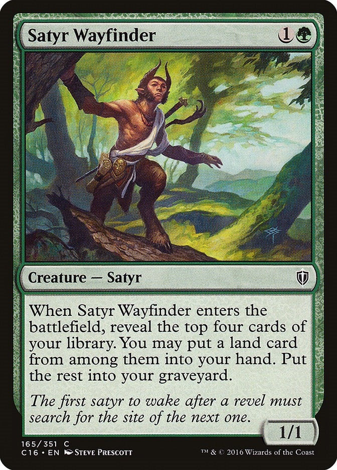 Image for Satyr Wayfinder (165) - Magic: The Gathering