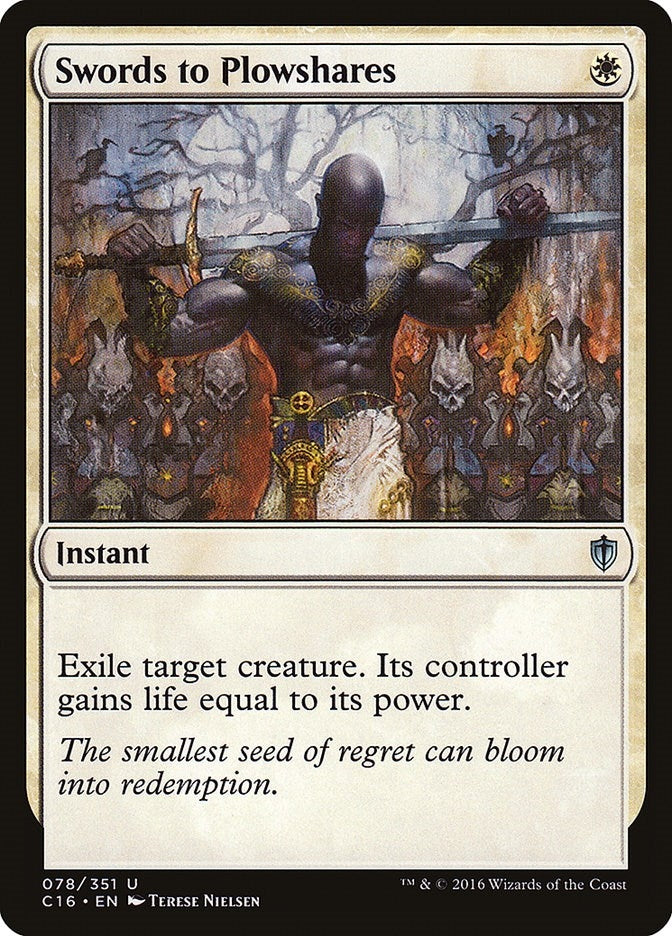 Image for Swords to Plowshares (78) (C16) - Magic: The Gathering