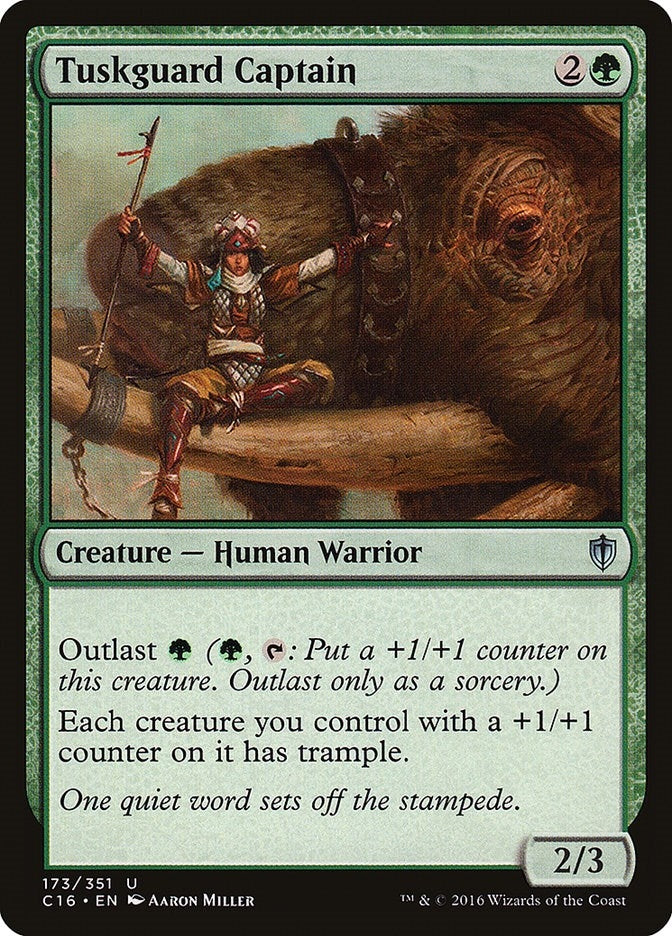 Image for Tuskguard Captain (173) - Magic: The Gathering