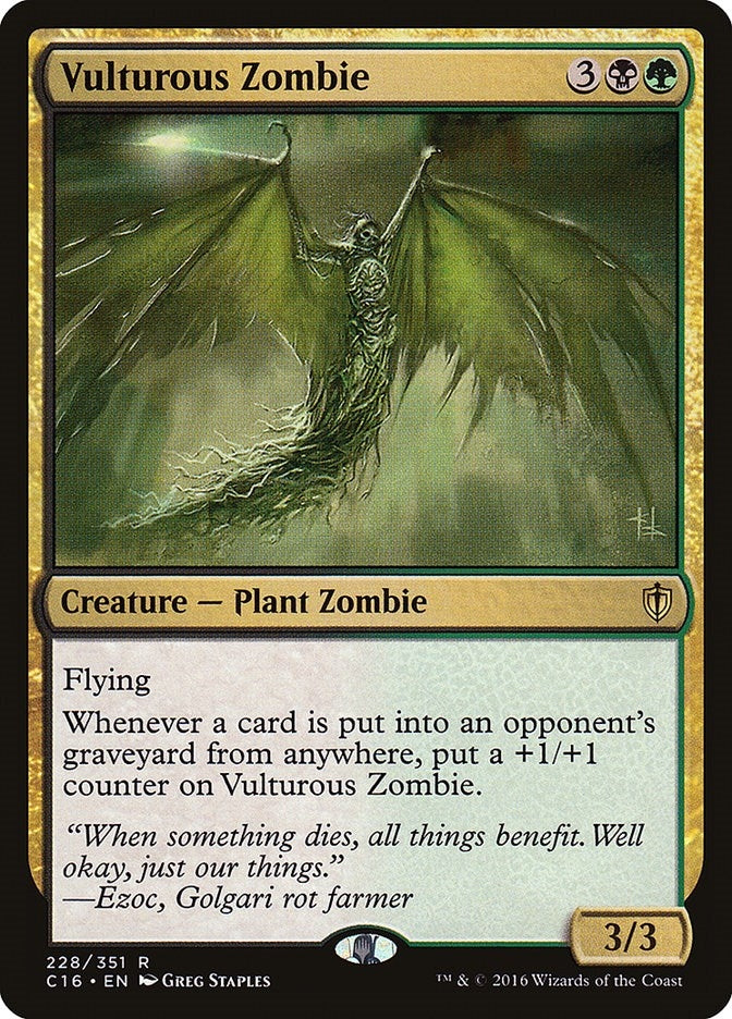 Image for Vulturous Zombie (228) (C16) - Magic: The Gathering