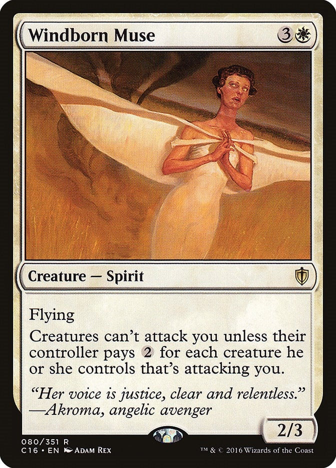 Image for Windborn Muse (80) (C16) - Magic: The Gathering