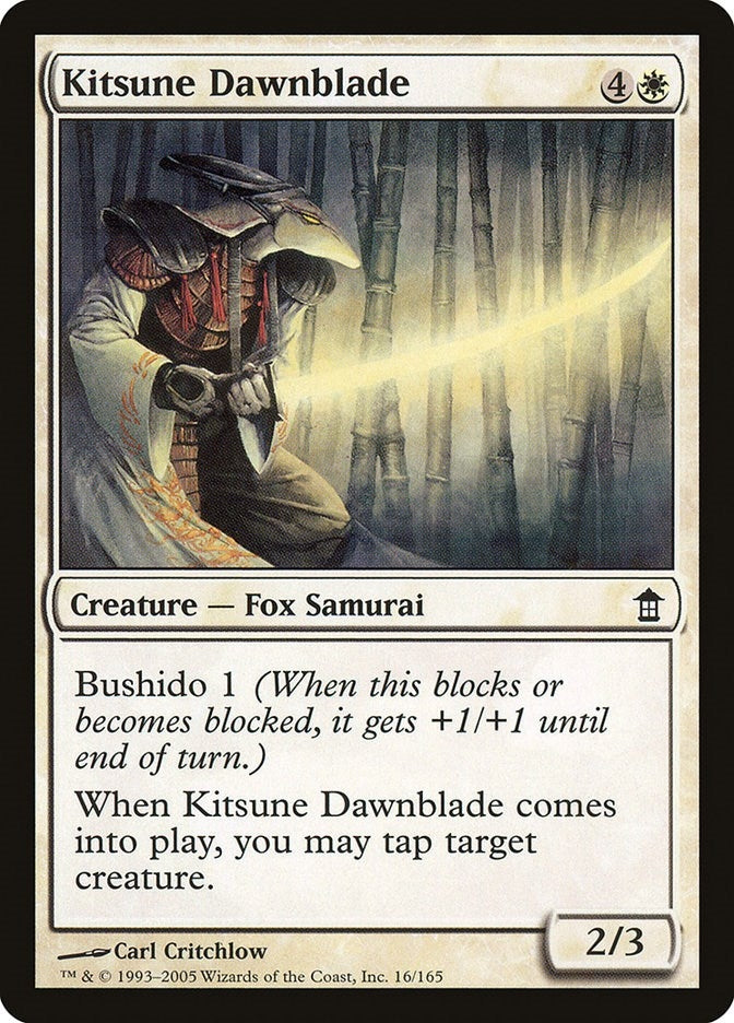 Image for Kitsune Dawnblade (16) - Magic: The Gathering