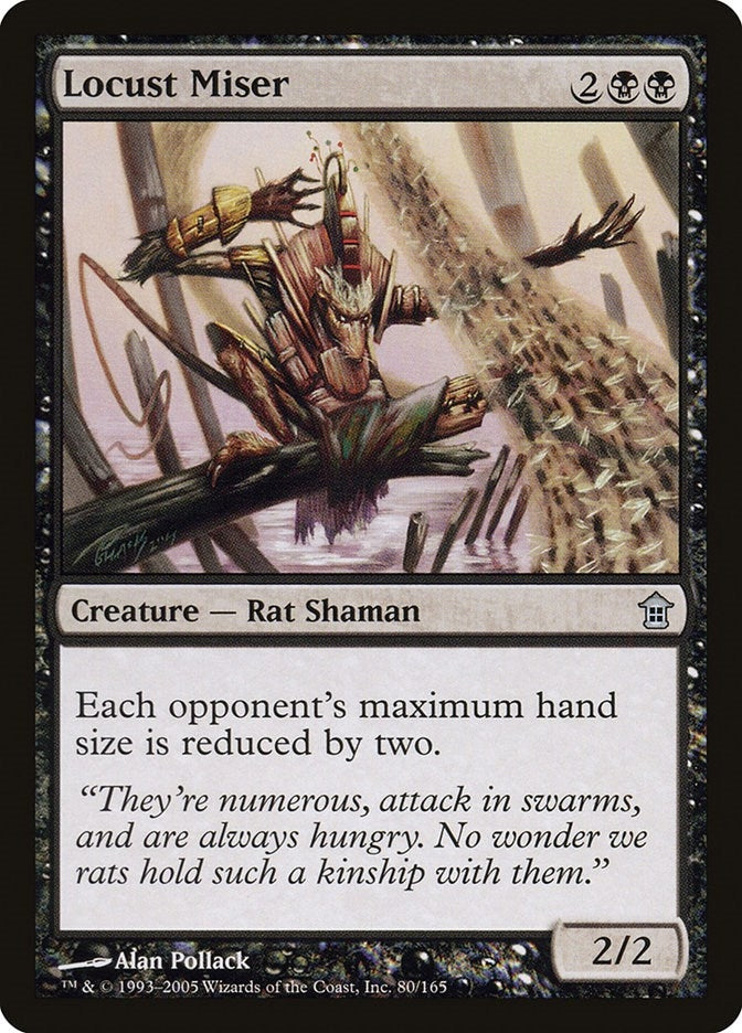 Image for Locust Miser (80) - Magic: The Gathering