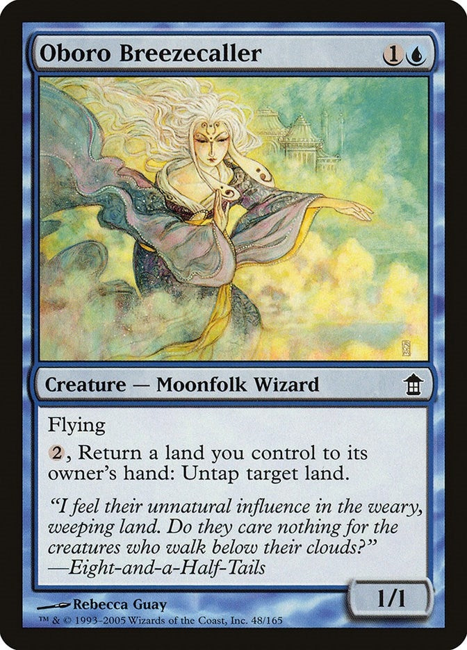 Image for Oboro Breezecaller (48) - Magic: The Gathering