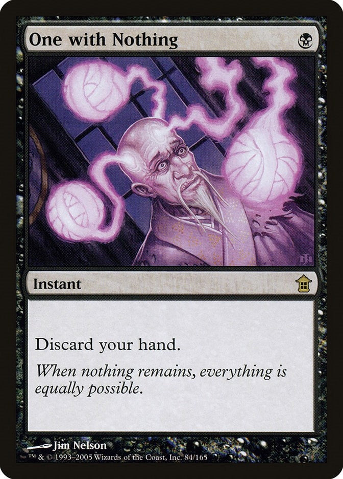 Image for One with Nothing (84) - Magic: The Gathering
