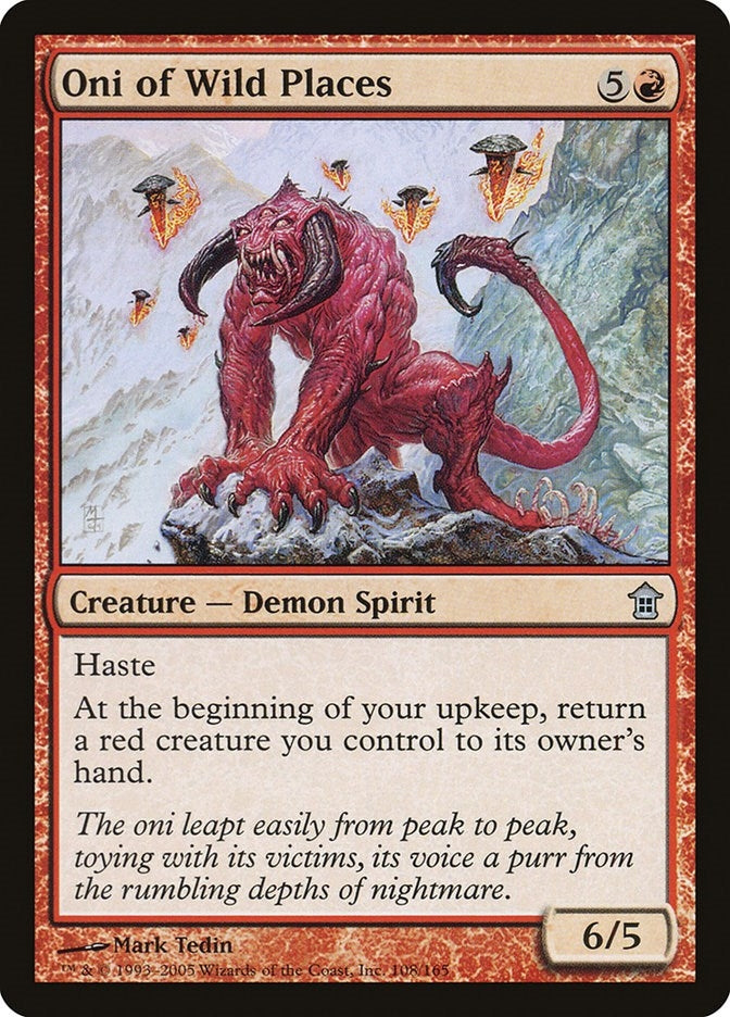 Image for Oni of Wild Places (108) - Magic: The Gathering