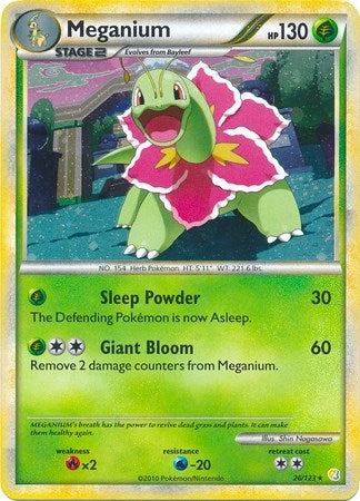 Image for Meganium - 26/123 (Cosmos Holo) (026/123) (PR) - Pokemon