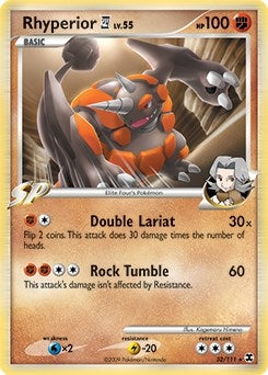 Image for Rhyperior E4 - 32/111 (DPPt Rising Rivals) (032/111) (PR) - Pokemon