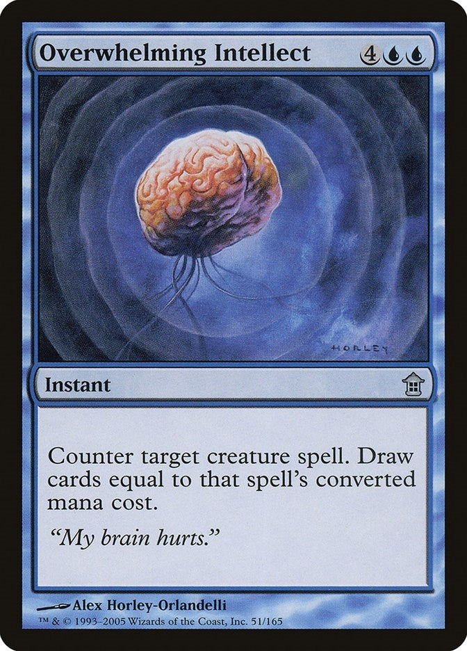 Image for Overwhelming Intellect (51) - Magic: The Gathering