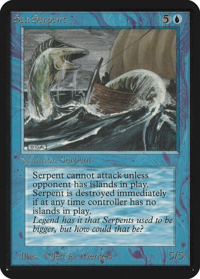 Image for Sea Serpent - Magic: The Gathering