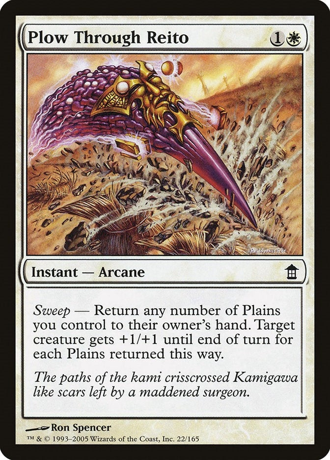Image for Plow Through Reito (22) - Magic: The Gathering