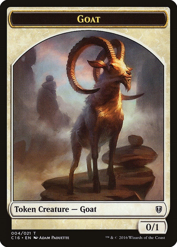 Image for Goat // Thopter Double-Sided Token (4 // 9) (C16) - Magic: The Gathering