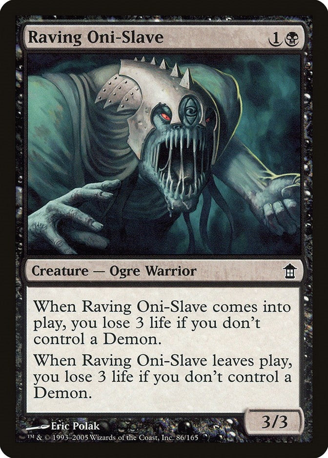 Image for Raving Oni-Slave (86) - Magic: The Gathering