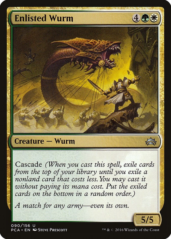 Image for Enlisted Wurm (90) (PCA) - Magic: The Gathering