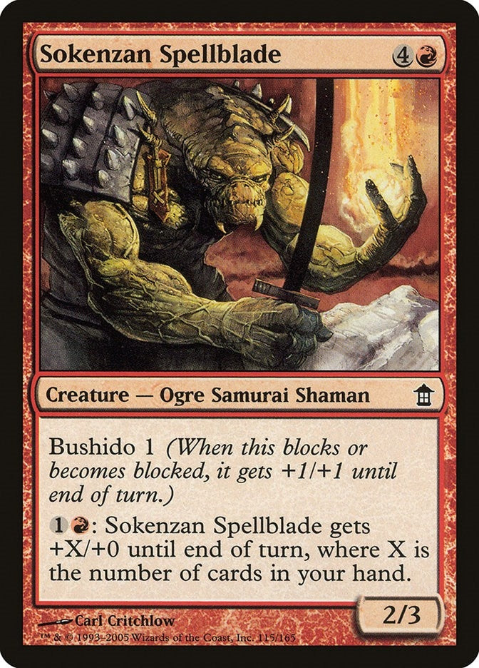 Image for Sokenzan Spellblade (115) - Magic: The Gathering