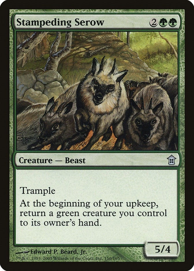Image for Stampeding Serow (150) - Magic: The Gathering