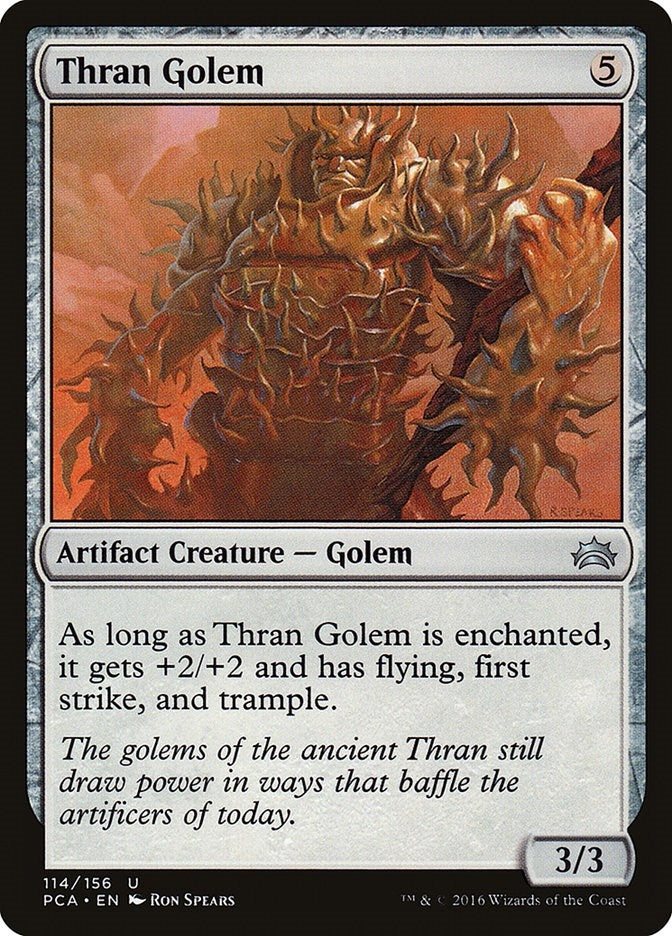 Image for Thran Golem (114) - Magic: The Gathering